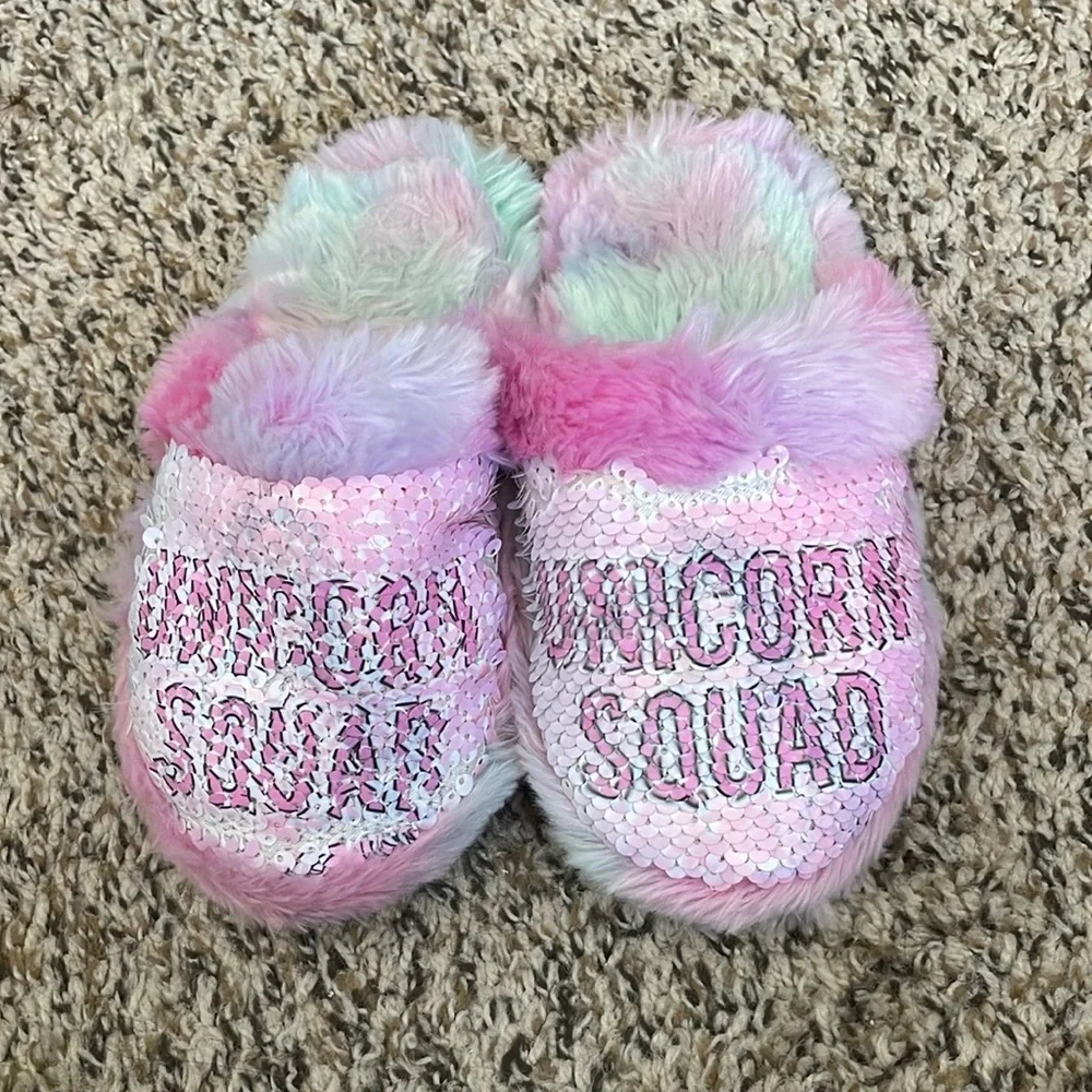 Kids Unicorn Slippers